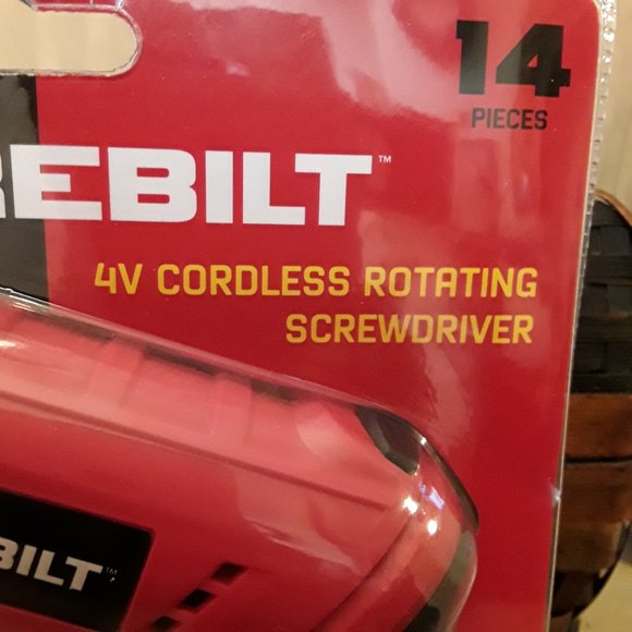 Corebilt 14-piece 4V Cordless Rotating Screwdriver NEW - Picture 2 of 5